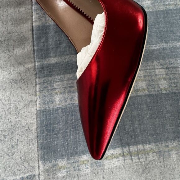 Giuseppe Zanotti Red Patent Pointed Toe Pumps Women's Heels Sz 36 - Picture 15 of 16